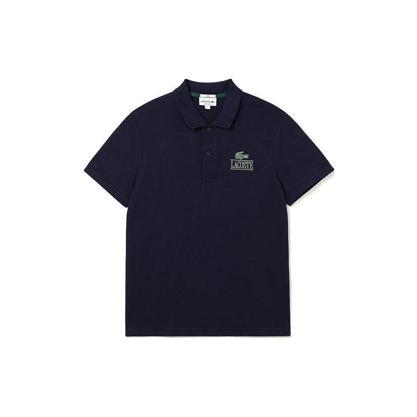 Lacoste FW23 Polo Shirt Men's Navy Blue PH6395-166