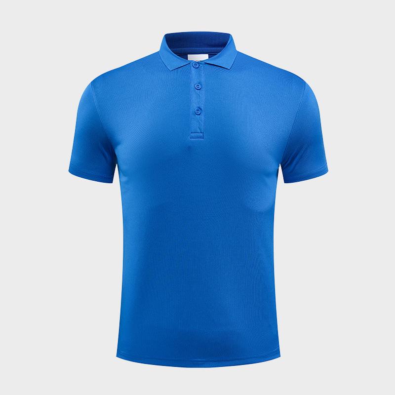 Custom Quick-Dry Lapel Polo Shirt - Short Sleeve, Solid Color, Perfect for Workwear and Summer Sports