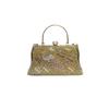 New Peacock Flower Sculpture Banquet Bag Elegant Wedding Cheongsam Luxury Full Diamond Handheld Crossbody Bag