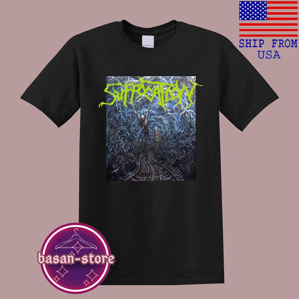 Suffocation Pierced From Within Men#039;s Black Size S5XL Unisex T-Shirt XXL