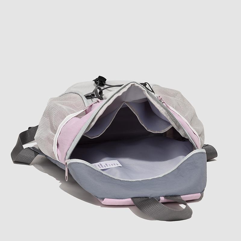 Schoolbag mountain fresh color scheme summer vitality lightweight mountaineering bag couple outdoor travel adventure multi-purpose backpack