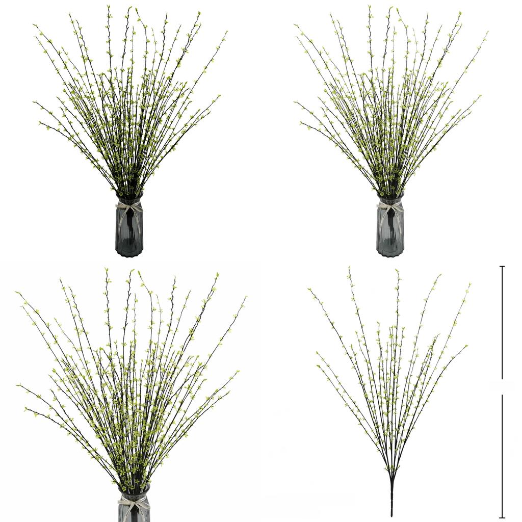Realistic Plastic Dry Flower Branches For Wedding Decorations And Outdoor Arrangements