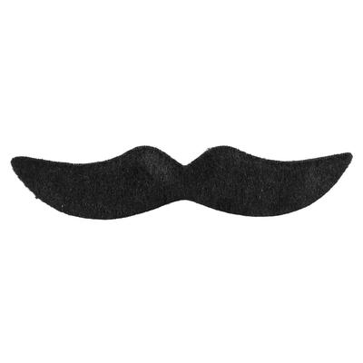 Halloween Fake Black Mustache Artificial Beard Cosplay Costume Prop Festive Party Performance Dress Up Funny Makeup Accessory