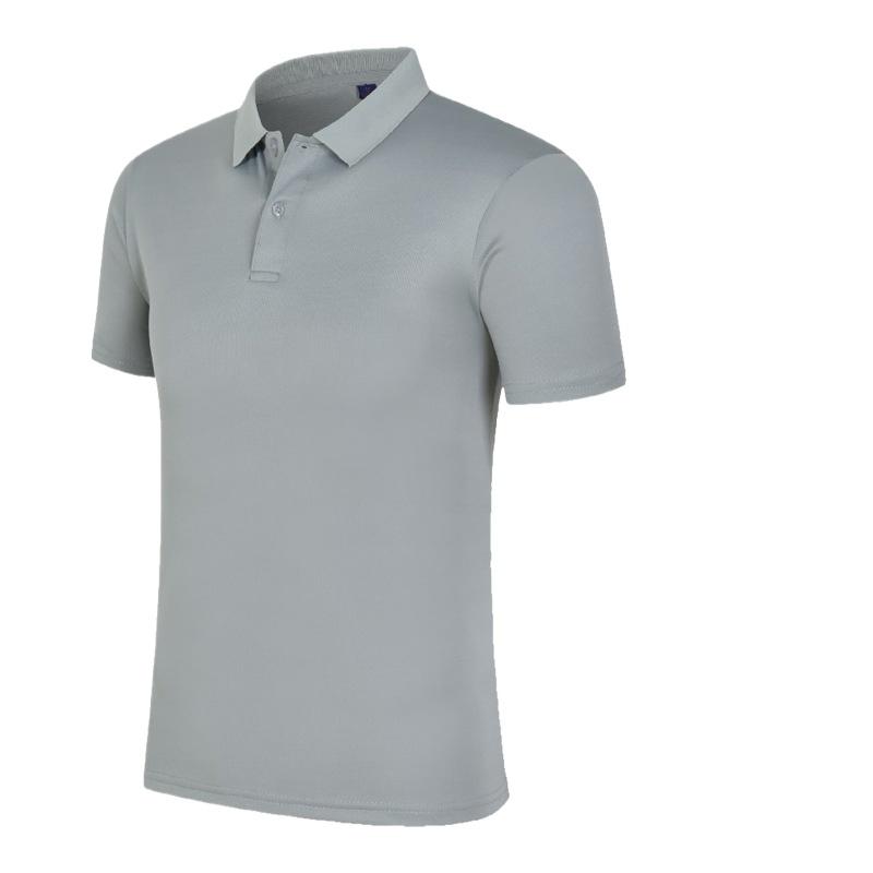 Polo Shirt Solid Color Sports Quick Drying Summer Polo Shirts Short Sleeve T-shirt Men's Clothing