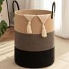80L Foldable Round Laundry Basket with Large Capacity