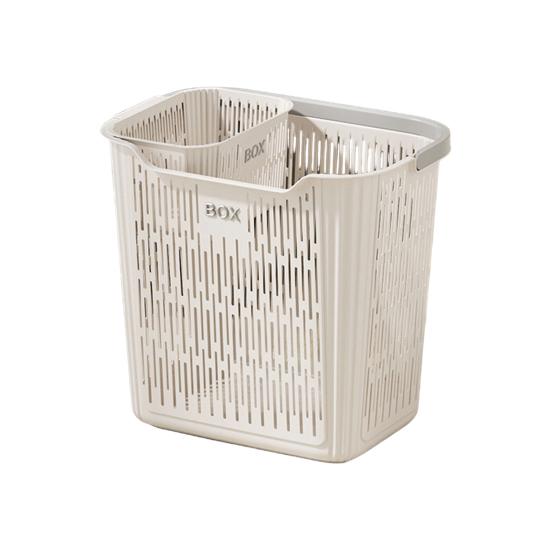 Laundry Basket Breathable Mesh Storage Basket with Handle Dirty Clothes Basket with Built-In Underwear Basket for Clothes Toys Bathroom Laundry