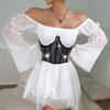Mesh Splicing Chain Sexy Underwear Wrapped Chest Waist Slim Sexy Inner Wear