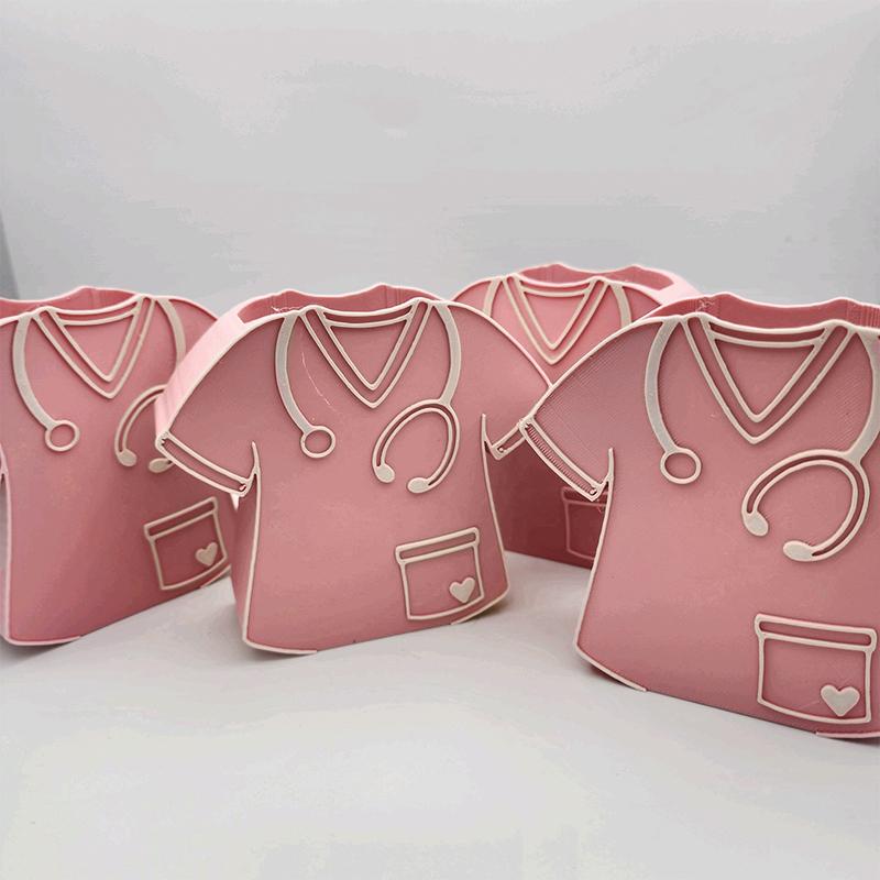 Portabolígrafos de Enfermera Diseño con Forma de Uniformes de Enfermera Organizador de Escritorio Regalo Perfecto Para Enfermeras Doctores Y Estudiantes de Medicina Regalos Para Enfermeras