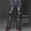 Thickened Windproof Winter Motorcycle & Electric Bike Knee Pads, Men & Women Leggings for Cold Weather Riding