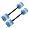 Float Barbells 2PCS Household Blue Thickening Swimming Water Weights Dumbbells for Adult
