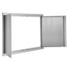 BBQ Access Door, 914x610 Mm Double Outdoor Kitchen Door, Stainless Steel Flush Mount Door, Wall Vertical Door with Recessed Handles , for BBQ Island,
