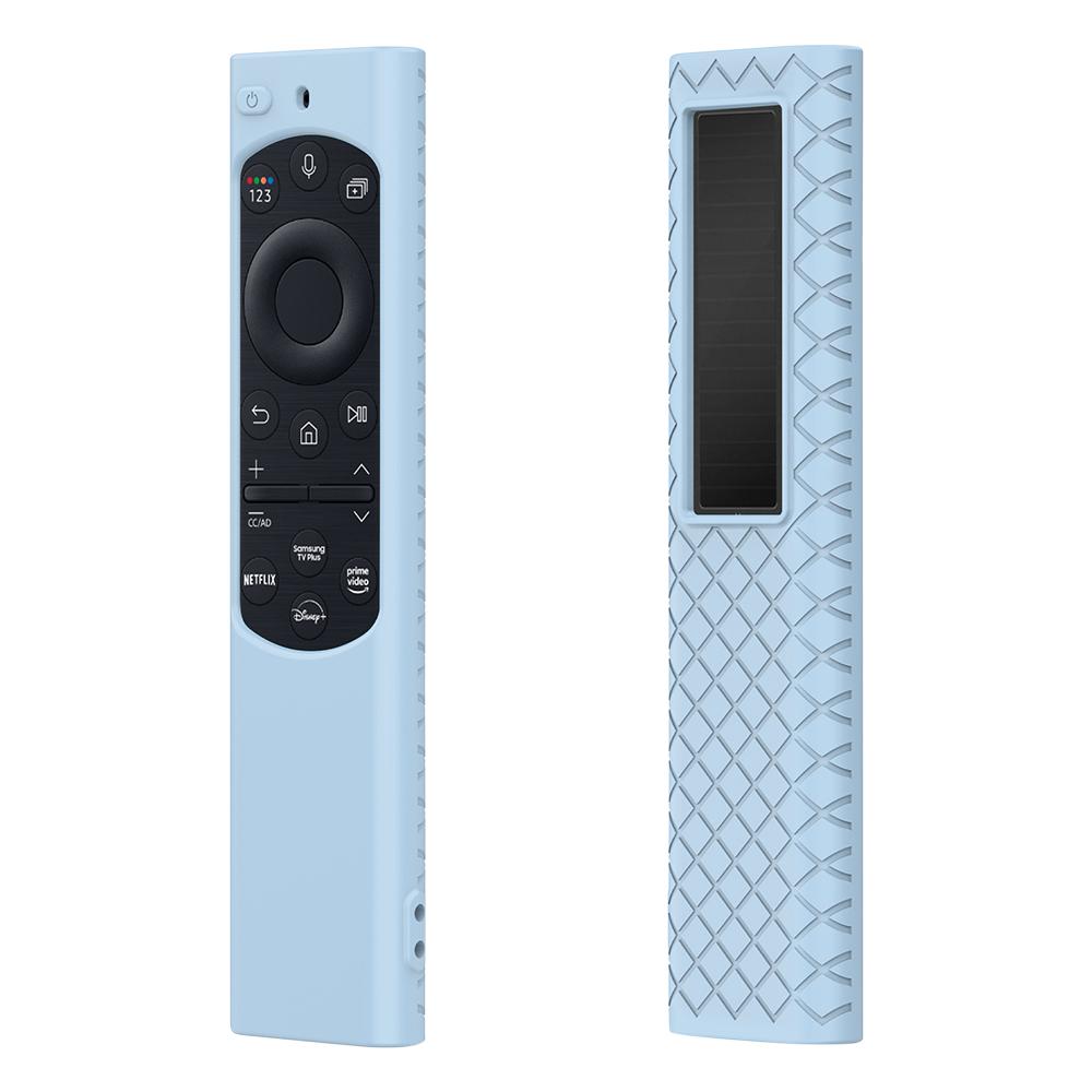 

NEW Silicone Remote Control Cover for Samsung Remote Control BN59-01432A Smart TV Solar Remote Dustproof Case Sleeve for BN59 небо синє кольору