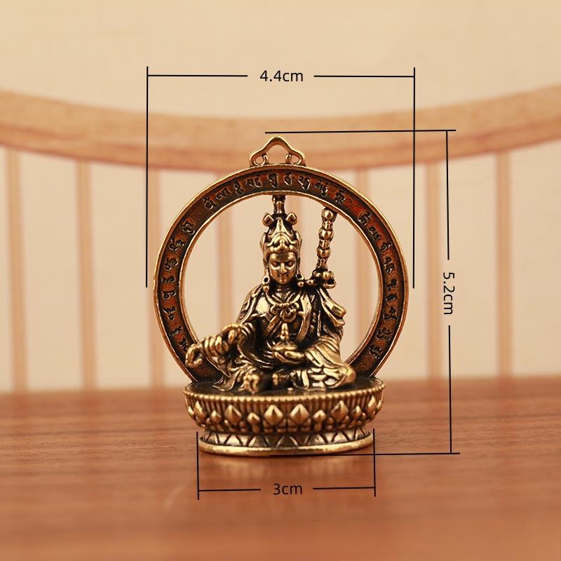 Figure Home Decor Tibetan Style Yaqing Lotus, Lotus, Peanut, Dashi Pendant, Buddha Statue, Home and Office Decoration