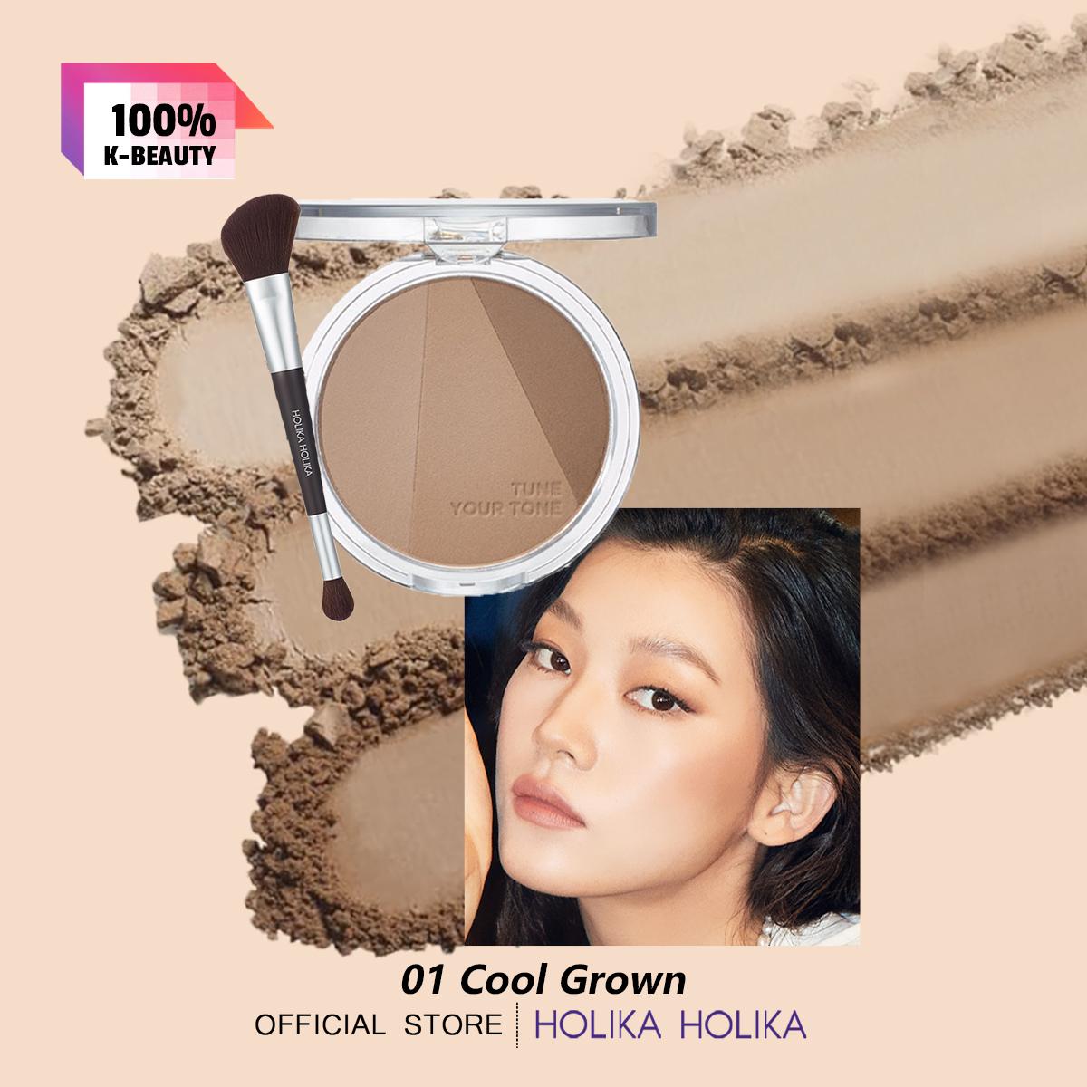 HOLIKA HOLIKA Палитра для контуринга и скульптурирования Tone Tuning Shading Contour Palette 9.5г/0.34унц (2 варианта цвета)
