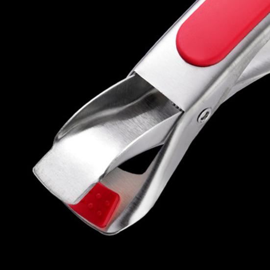 Pinza Sujeta Tazones Anti-Escaldaduras Resistente al Calor Pinzas Multiusos para Cocina Accesorios para Parrilla para Cocinar Servir