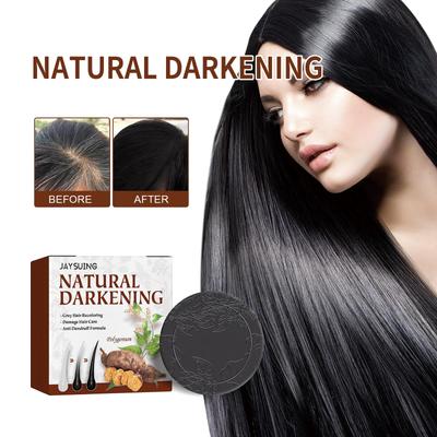 He Shou Wu Reparierendes Shampoo Natürliches Schwarzes Haar Feuchtigkeitsspendendes Glättendes Pflegendes Shampoo Seife