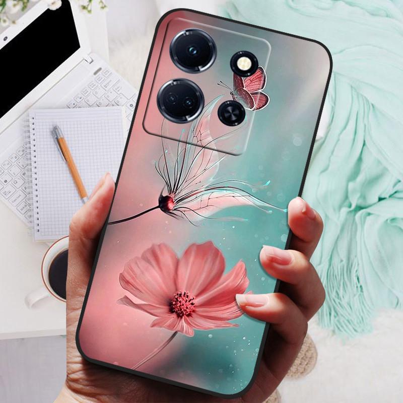 

Для чехла Infinix Note 30 X6833B Черная крышка Лев Волк Силиконовые Мягкие Задние Чехлы Для Чехла Телефона Infinix Note30 Защитная Оболочка Infinix Note 30