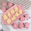 8-Piece Christmas Biscuit Molds Plastic Frosting Candy Fondants Push-type Moulds