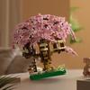 Compatible Purple Cherry Blossom Tree House for Lego with Castle Bouquet, Assembly Toys for Kids, Gift & Exquisite Ornament