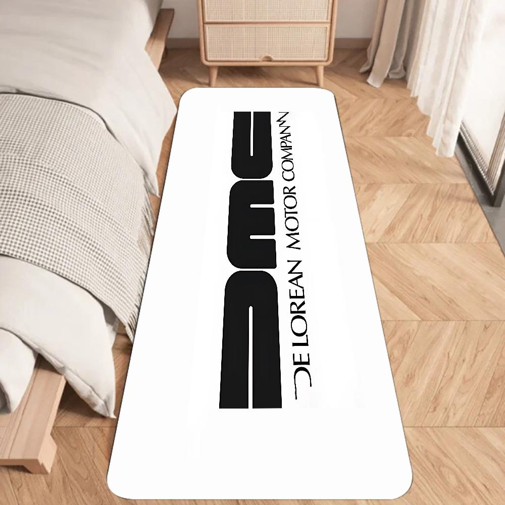 

Delorean Motor Company Floor Mat Graphic Printed Flannel Doormats For Bathroom Kitchen Entrance Carpet Home Decor 40cm x 60cm