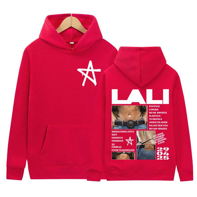 Singer Lali Esposito 2025 Album Merch Hoody Men Women Harajuku Vintage Sweatshirt Fashion High Quality Fleece Hoodies Streetwear