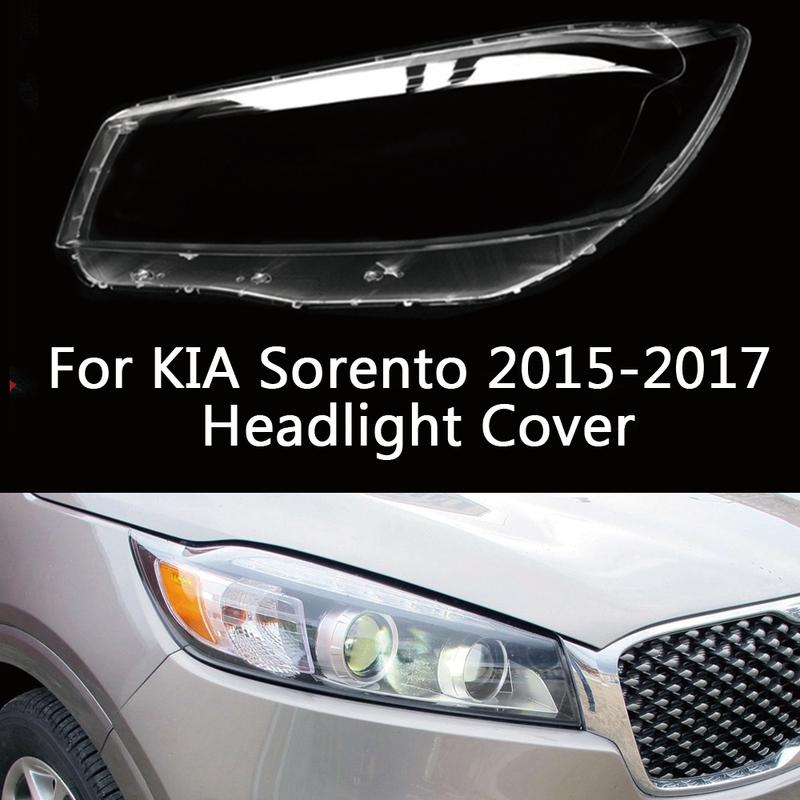 Für Kia Sorento 2015 2016 2017 2018 vorne Auto Scheinwerferabdeckung Linse Gehäuse Lampenabdeckung Lampenschirm Scheinwerfer Lichtmaske
