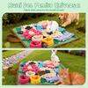Pet Snuffle Mat Polyester Skin Friendly and Soft Dog Snuffle Toy with Handle Non Slip Pet Slow Feeding Mat Pet Supplies 39x34 CM