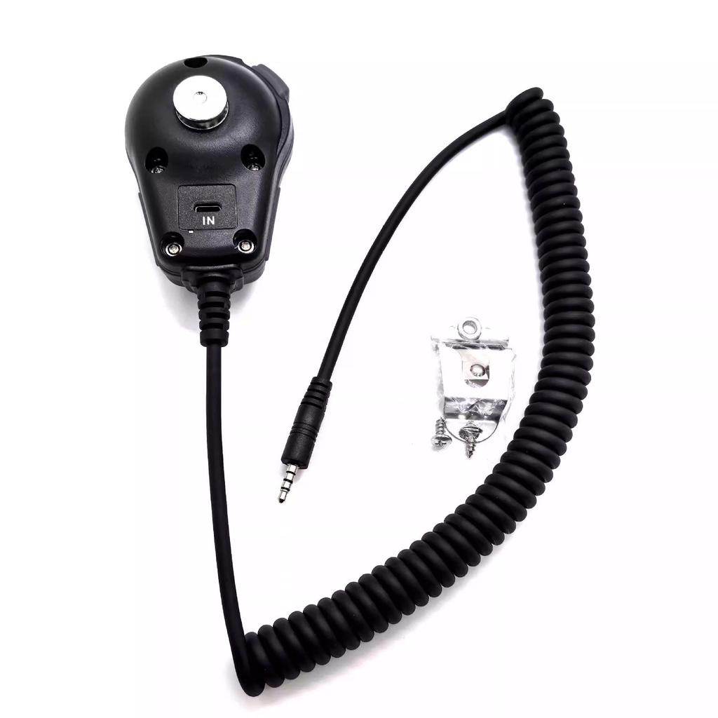 Mobile Phone 3.5mm Handheld Speaker Microphone with Built-in Battery for Walkie-Talkie