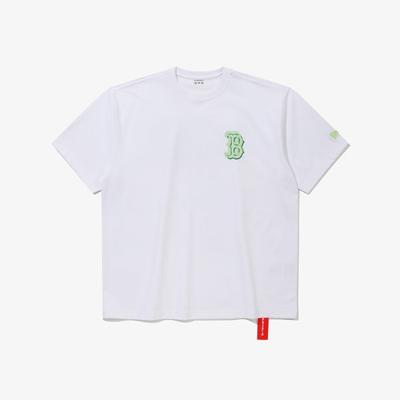 New Era BosTon Red Sox World Series Neon T-Shirt Weiß 15147510