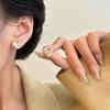 Female Niche Versatile and Simple Heart-shaped Earrings