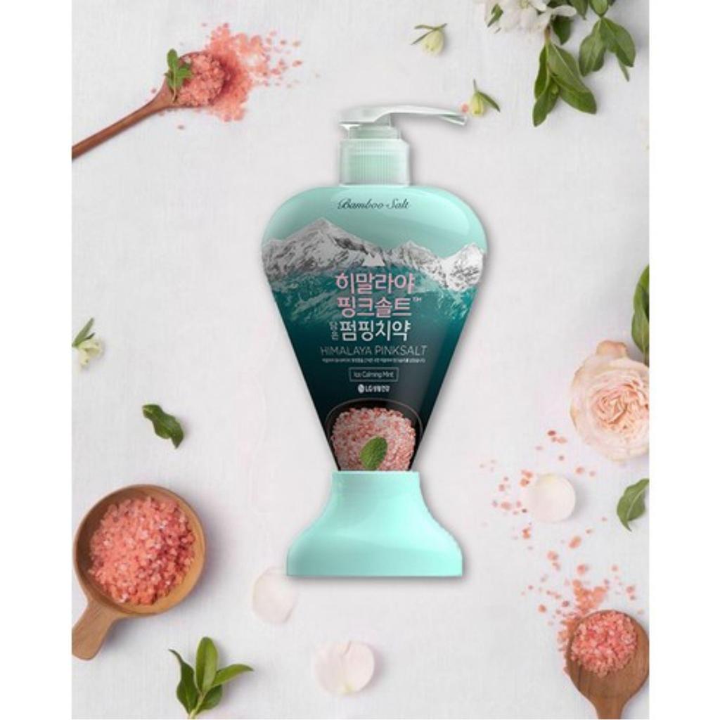 LG CARE Himalaya Pink Salt Pumping Toothpaste 285g x 2 (Floral Mint / Ice Calming Mint / Breath Care)