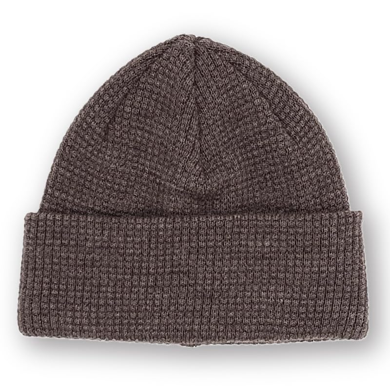 

[yokoami] knit hat merino wool made in Japan Domestic watch beanie ladies men s Cold protection (Wool/Mocha)