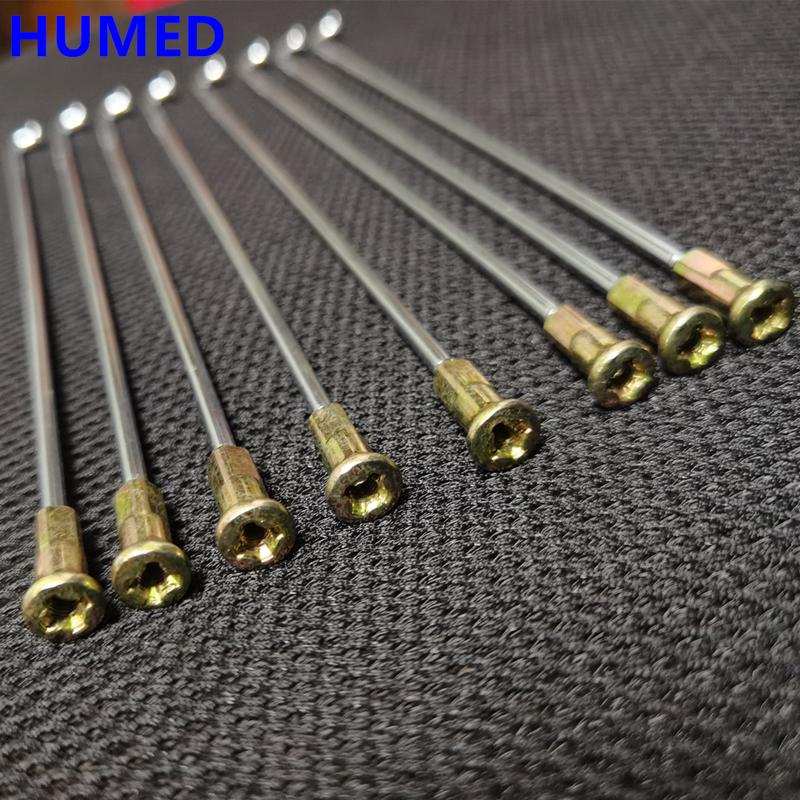 9G Off-Road Motorcycle/E-Bike Spokes Diameter 3.5mm  Motor Bike 45#Steel  Motorcycle Wheel Spokes  Modified Accessories