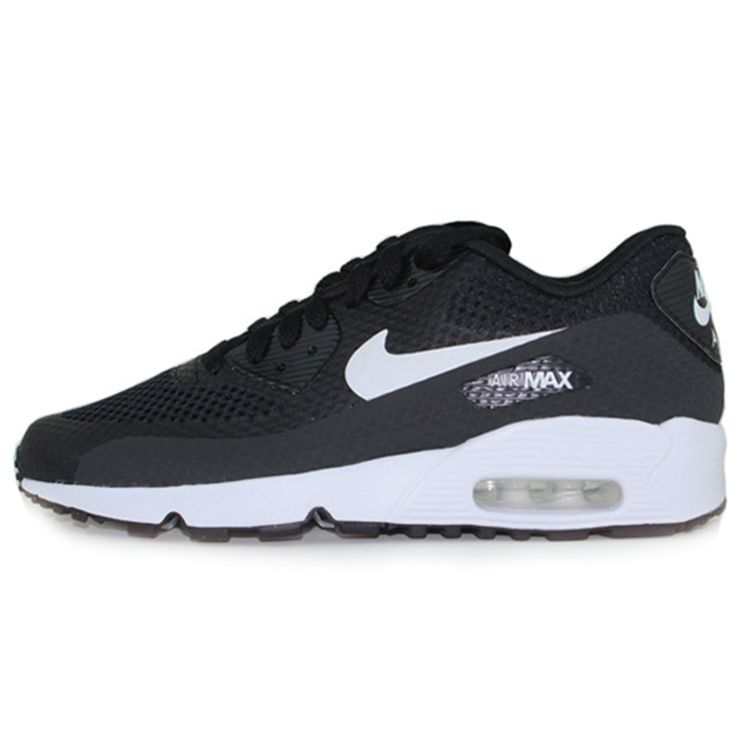 Nike Air Max 90 Breathe GS Black Kids Sneakers White 833475-001