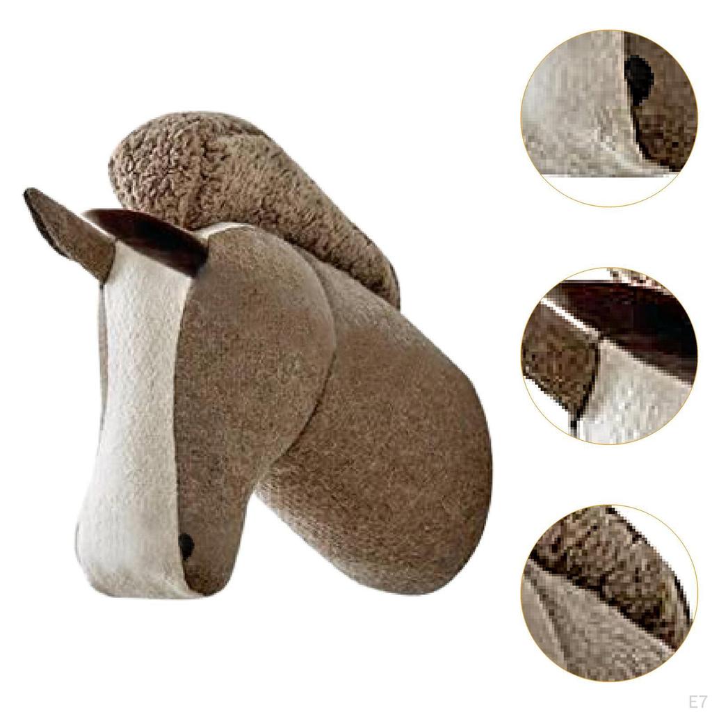 3D Animal Head Wall Decor Bedroom Home Charmers for Farmhouse Children Room