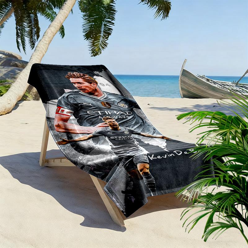 Kevin De Bruyne Manchester City'S Star Player Beach Towel Outdoor Camping Portable For Travel Seaside Quickdrying Swim Towel Swim Beach Towel