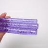 Purple Glitter Plastic Transparent Sequin Crystal Crochet Hook 10+12+15mm Wool Knitting Crochet Set
