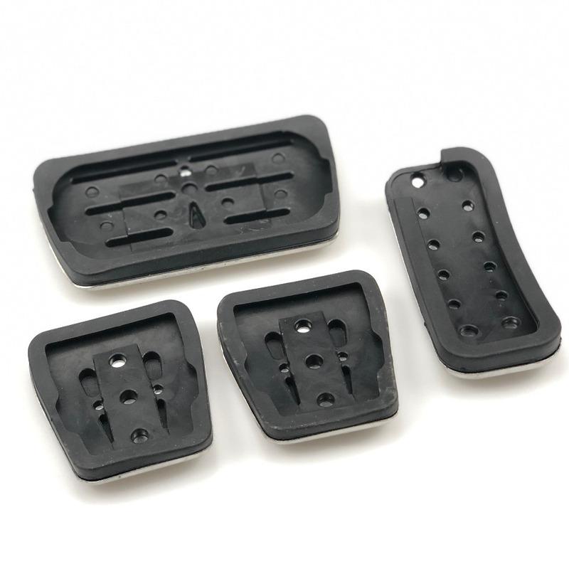 Stainless Steel NO Drill Car Styling Gas Fuel Brake Clutch Pedal Pad Case for Mazda 3 M3 Mazda 6 M6 2003-2013