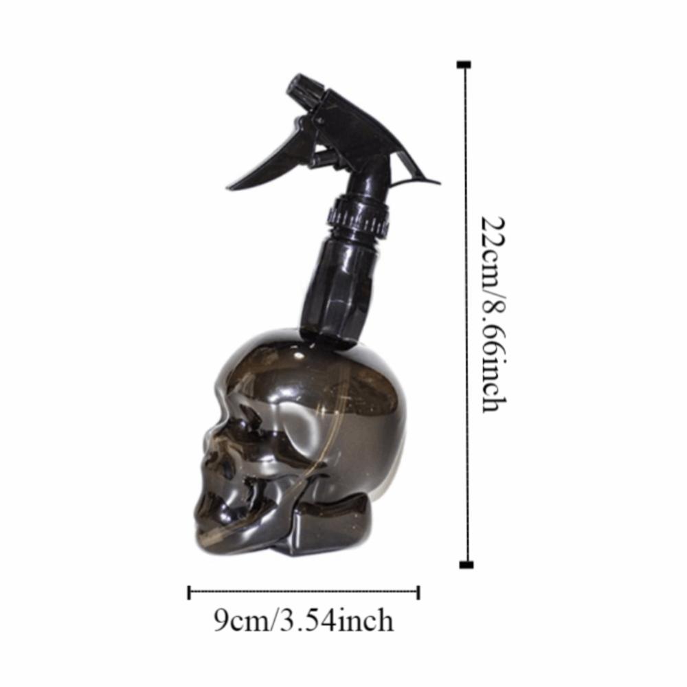 Large Capacity Hairdressing Spray Bottle Skull Head Design Refillable Bottles  Barber