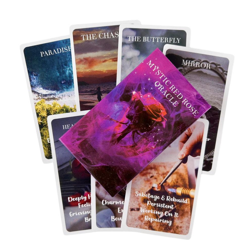The Love Angels Oracle Cards Stone Divination Deck English Vision Edition Tarot Board Playing Game For Party