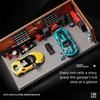 1/64 Scale Simulation Car Repair Tools Model Assembly Garage Scene Display  Miniature Landscape