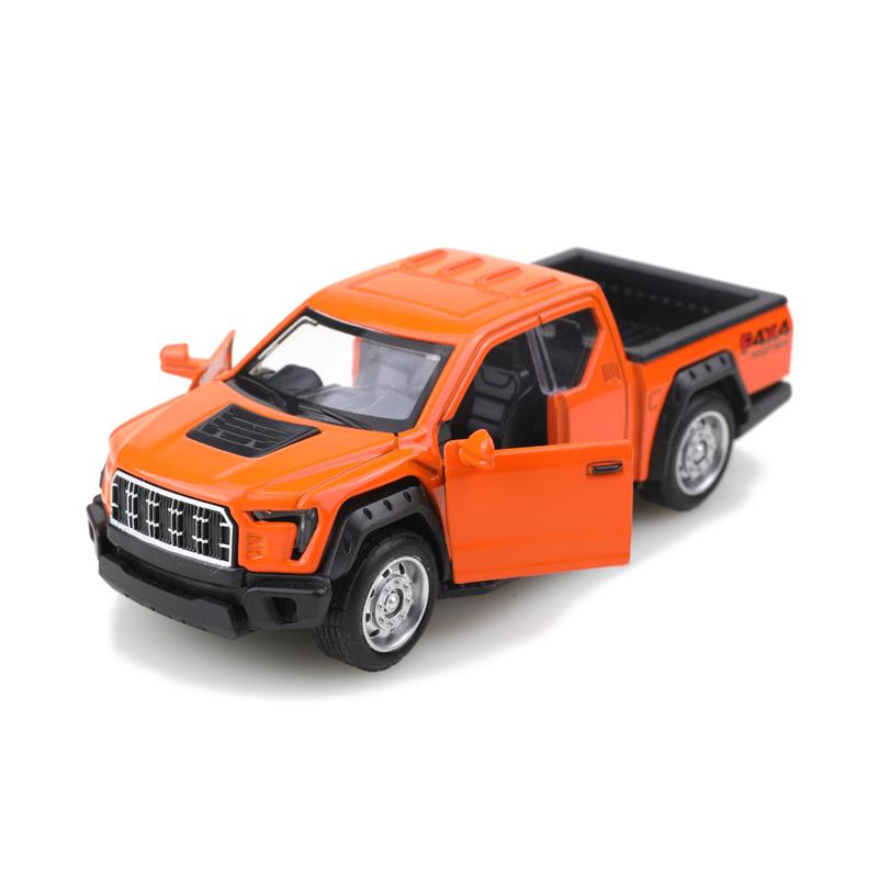 (Eingetütet) Replika F150 Geländewagen im Maßstab 1:36, Druckgussmetall, Spielzeug für Jungen, Rückziehmotor, Bestes Geschenk.