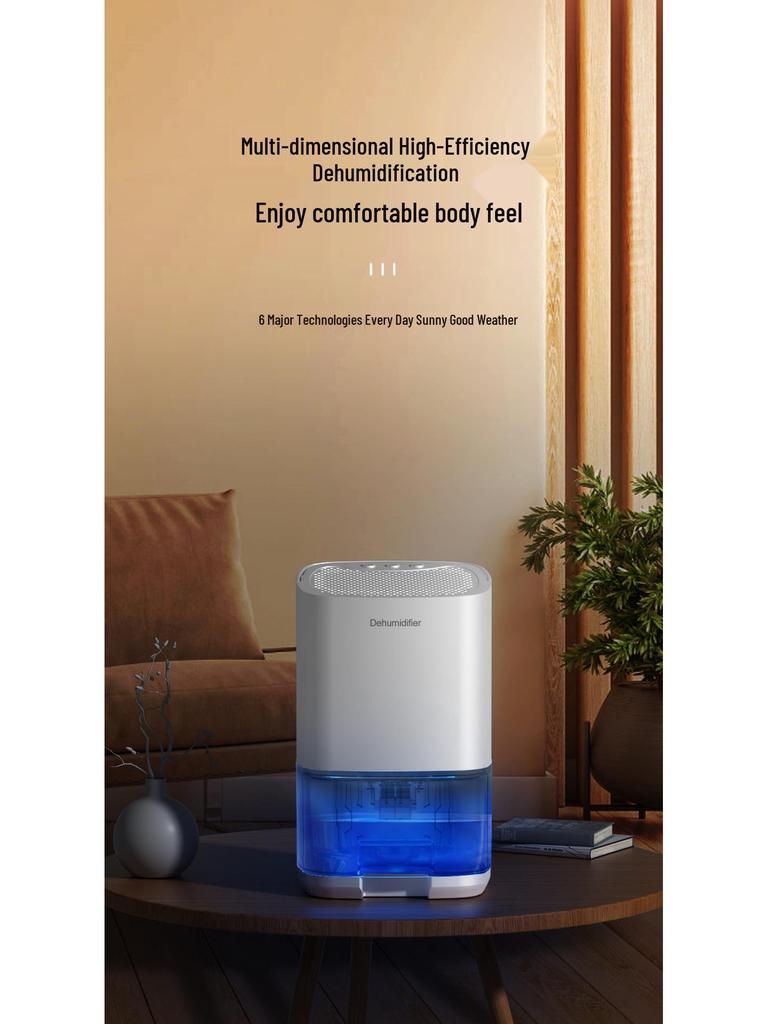 Compact Indoor Dehumidifier for Home, Wardrobe, and Drawers
