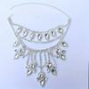 Exaggerated Sparkling Female Necklace Embellished With Rhinestones Bohemian Luxury Style Necklace