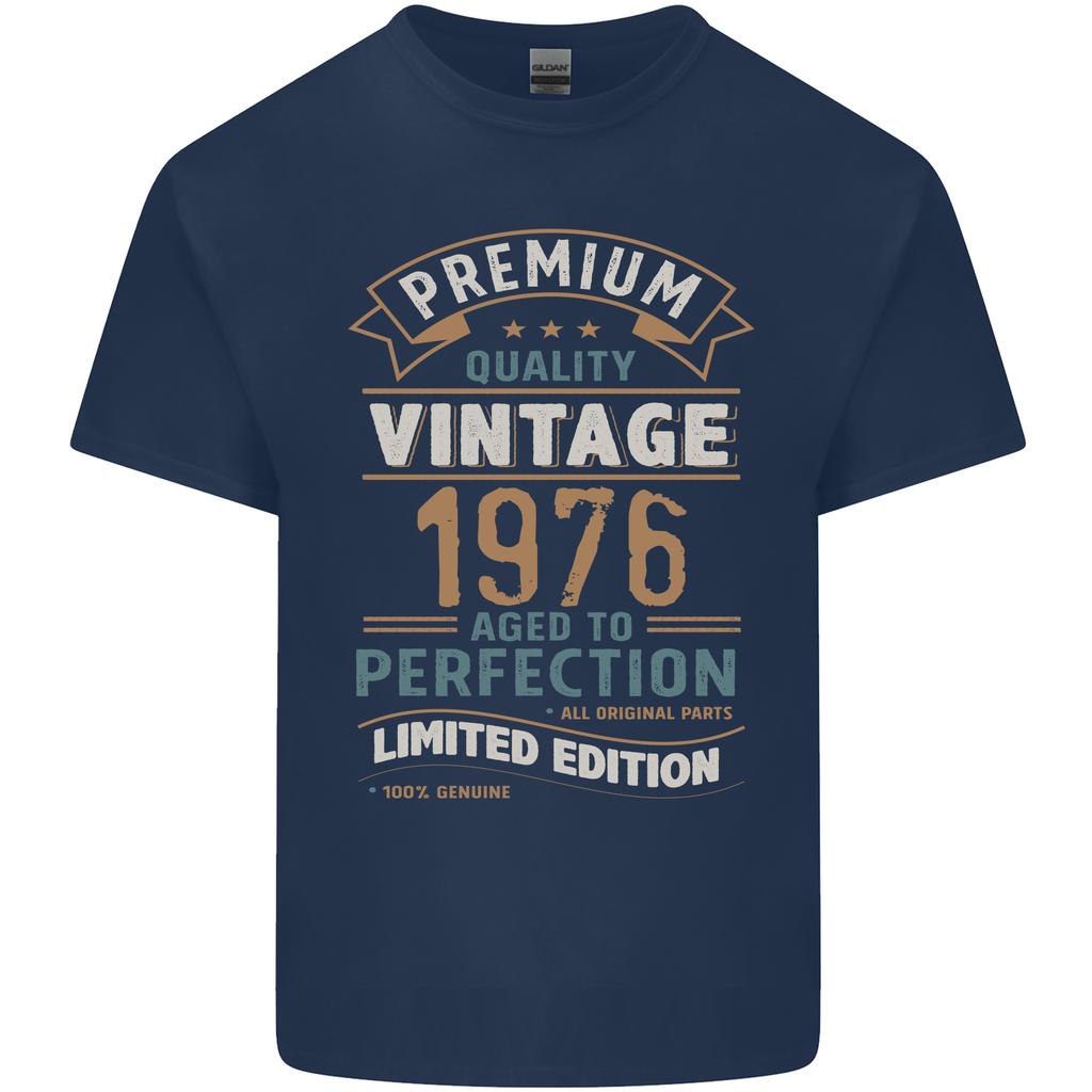 Premium Vintage 50th Birthday 1976 Unisexs Light Cotton TShirt