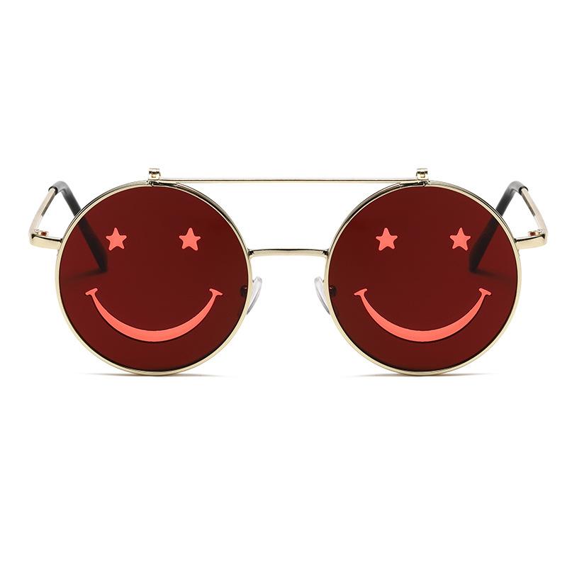 

Солнцезащитные очки Smiley Flip Glasses Женские Солнцезащитные очки Океанские Солнцезащитные очки Бар Вечеринка Прыгающее Оборудование Аксессуары