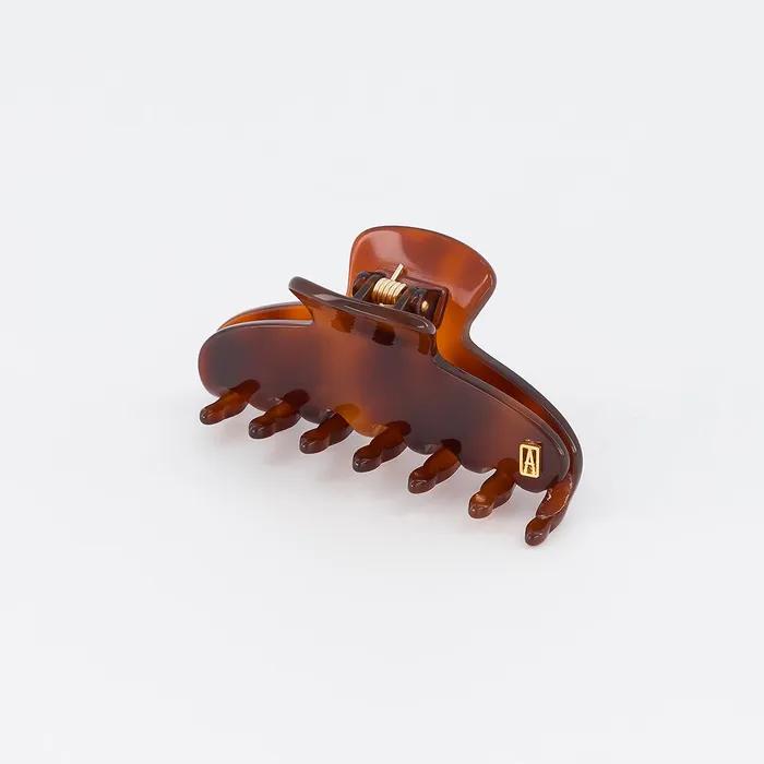 [Alexandre De Paris] Saint-Germain Hair Clip Brown Shell 6