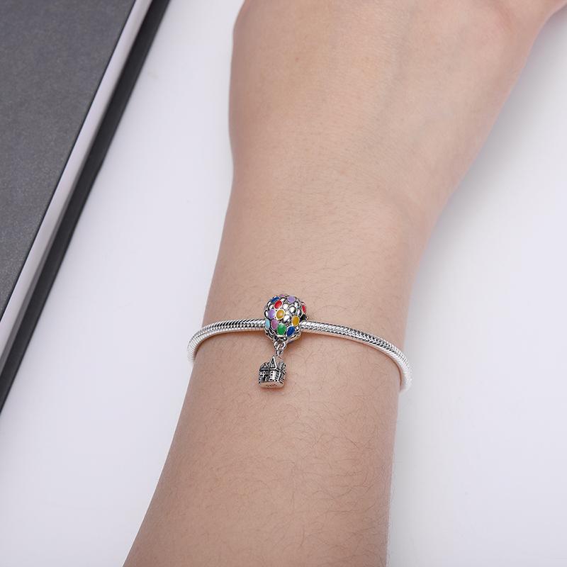 Fit Original 3Mm Bracelet Beads Women Diy Fashion Air Balloon Series Charm Beads Copper Charm Jewelry