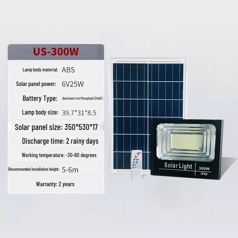 UOSU 100W Solar LED Floodlight