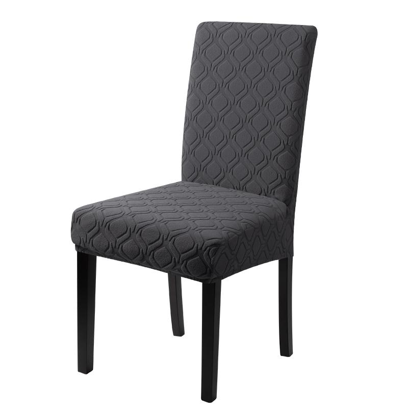 

Jacquard Chair Covers for Dining Room Living Room High-Quality Elastic Soft Chair Seat Cover Slipcover Suitable Home Decor 1-Pcs